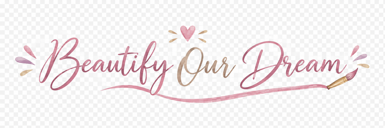 Beautify Our Dream Floral Banner